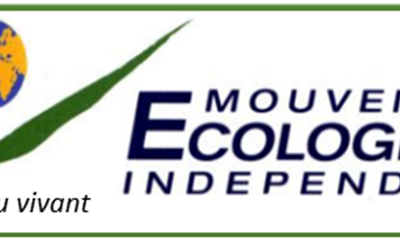 Le Livre Blanc du Mouvement Ecologiste Indépendant.
